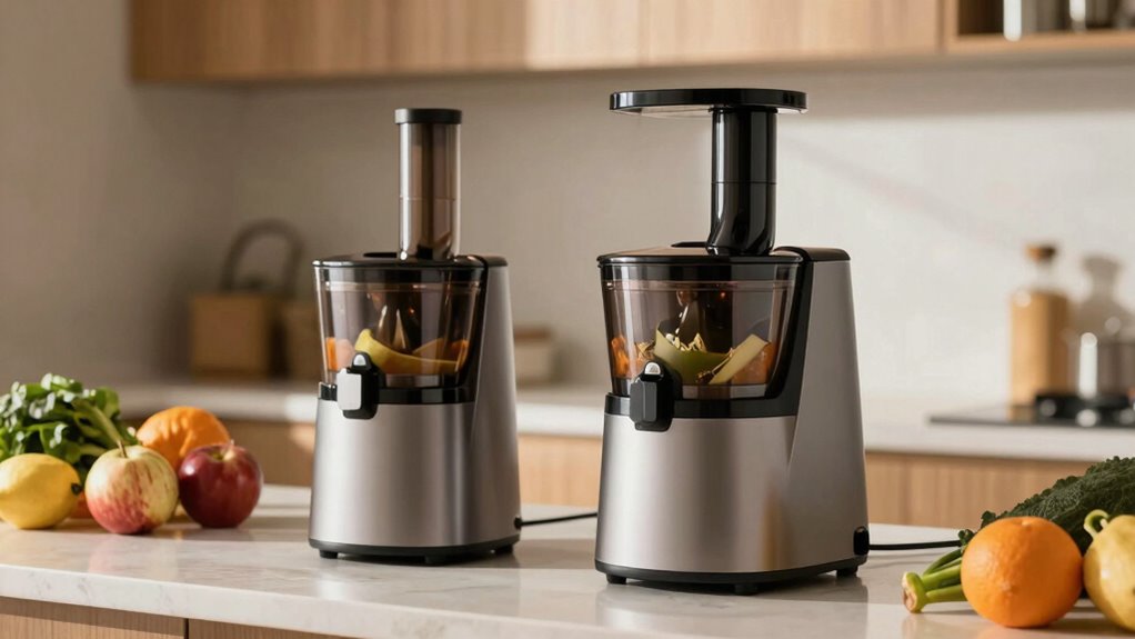 juicing vertical or horizontal