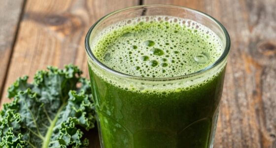 kale juice intensifies over time