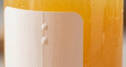 label texture affects perception