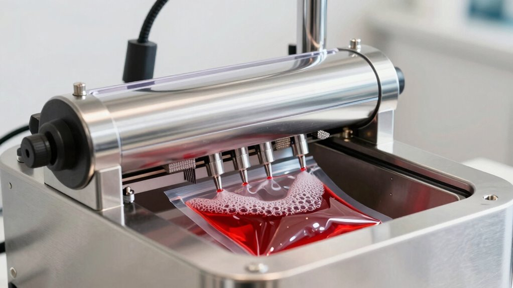 liquid sealing for foods