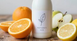 minimalist natural juice branding