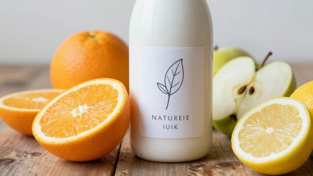 minimalist natural juice branding