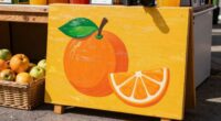 paint reusable juice sign