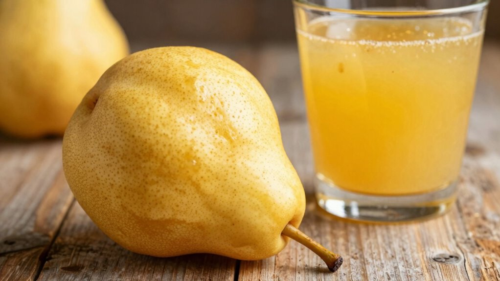 pear enhances juice smoothness
