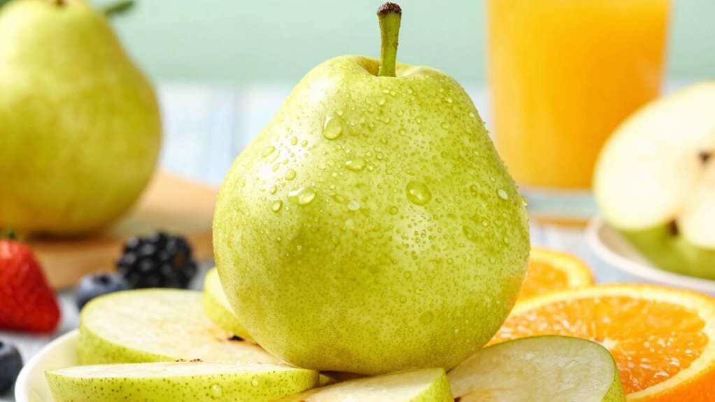 pears enhance juice smoothness