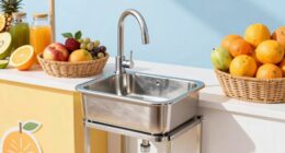 portable sink setup