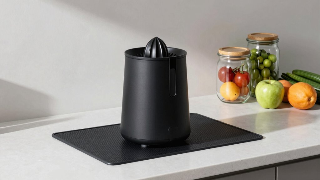 quiet organized juicing environment