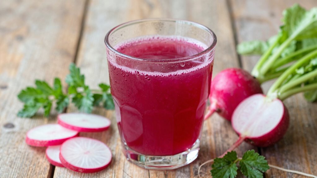 radish juice enhances flavor