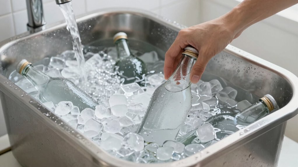 rapid sanitized cooling process