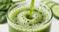 reduce foam in green juice