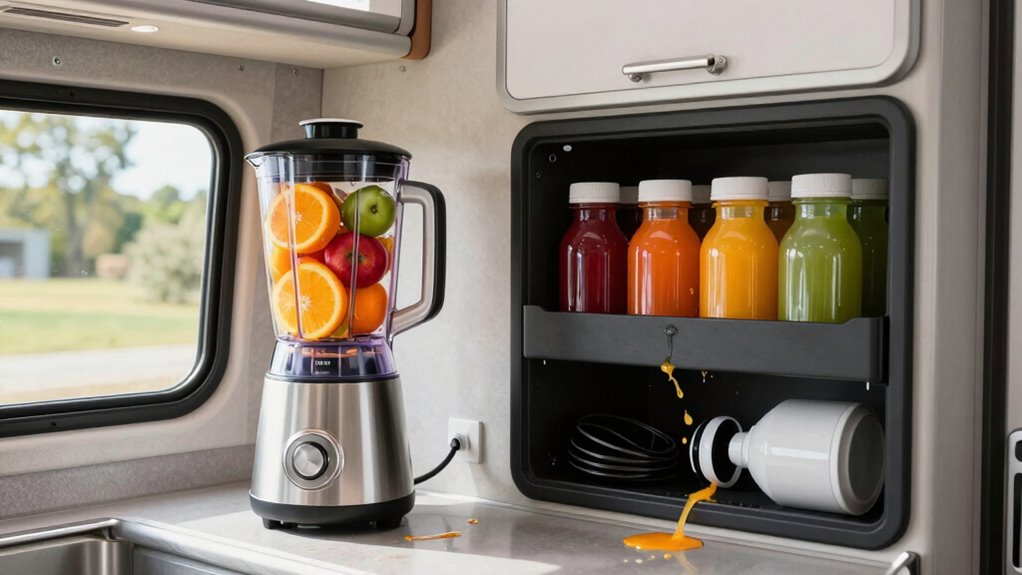rv juice storage issues