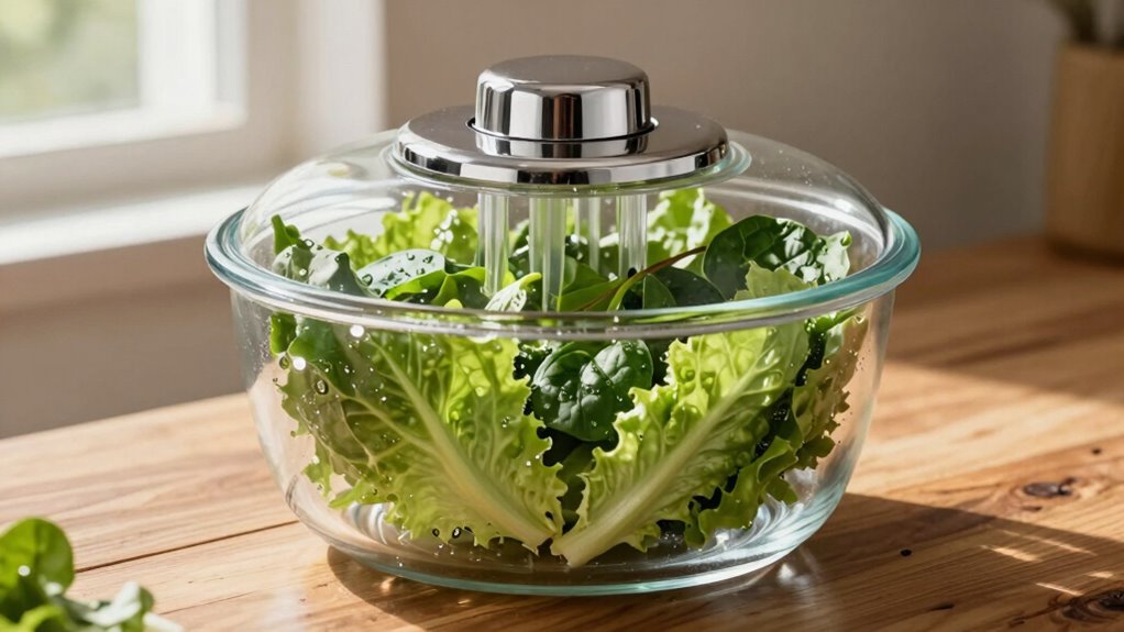 salad spinners dry greens