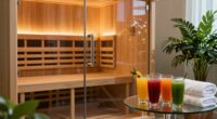 sauna and juice pairing