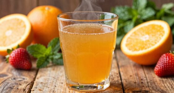 savory juice revitalizes palate