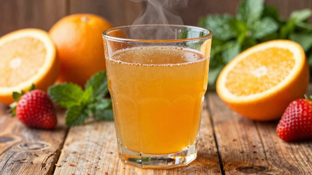 savory juice revitalizes palate