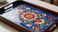 seal painted wood trays