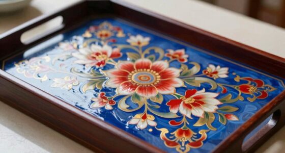seal painted wood trays
