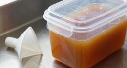 separate juice for serving