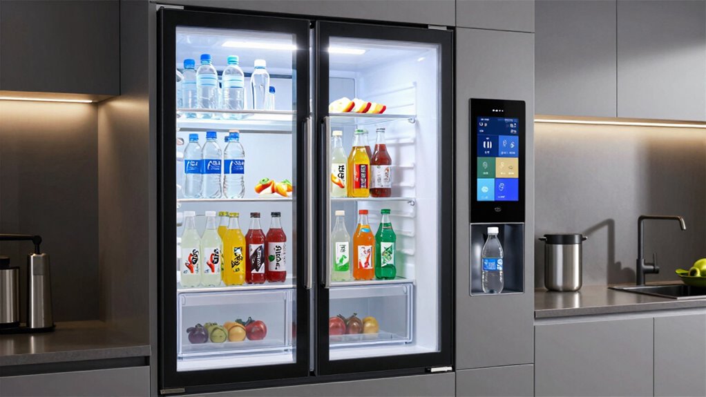 smart fridge drink features