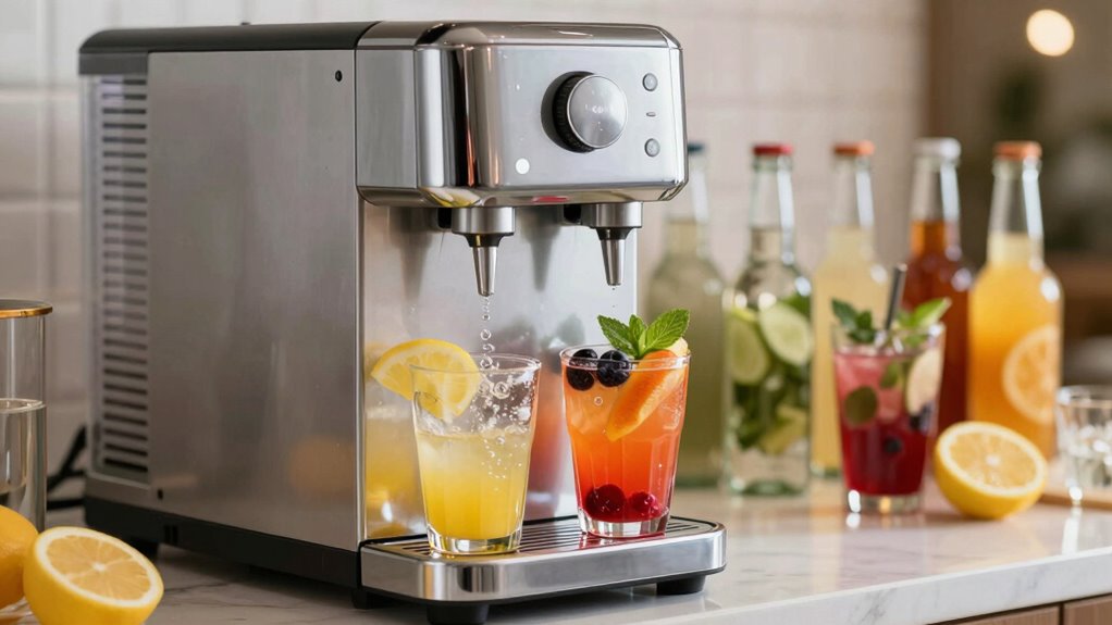 sparkling water for mocktails