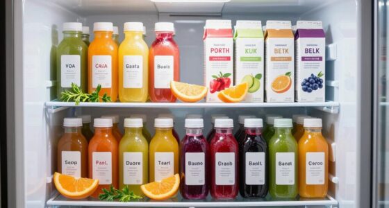 store juices safely properly