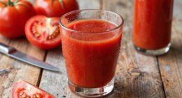 tomato juice s higher fiber content