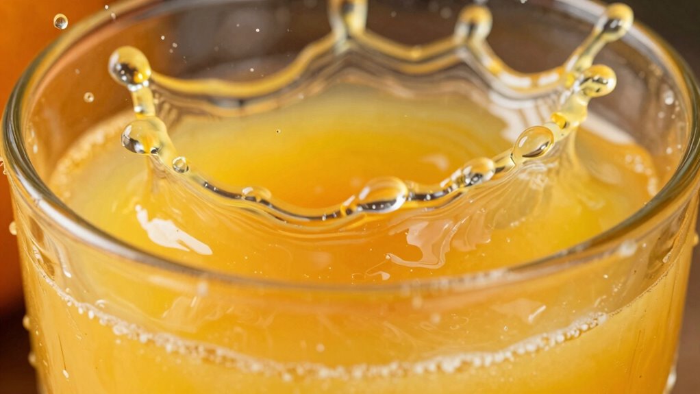 vibrant macro juice photography