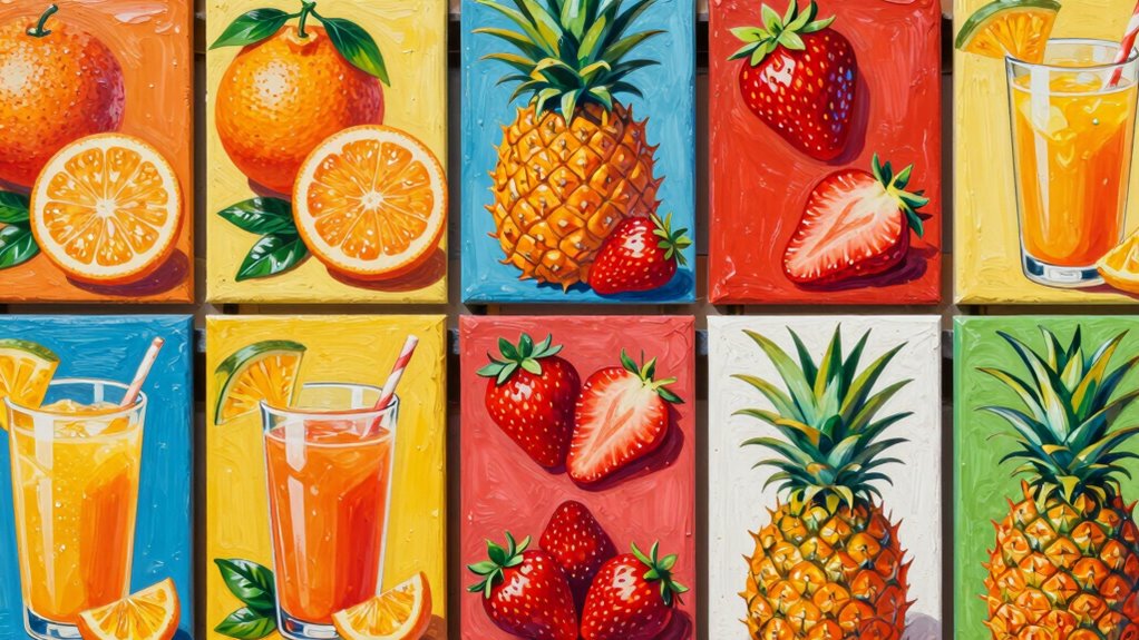 vibrant sustainable label displays