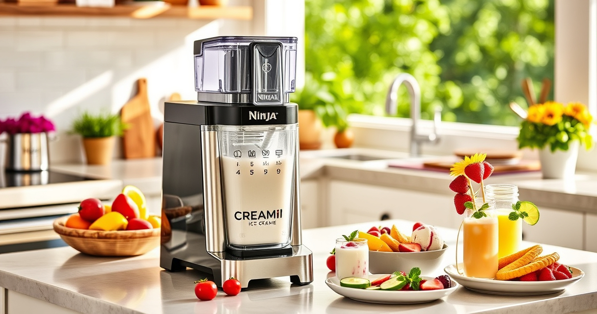 Beat the Heat with the Ninja CREAMi Deluxe Ice Cream Maker