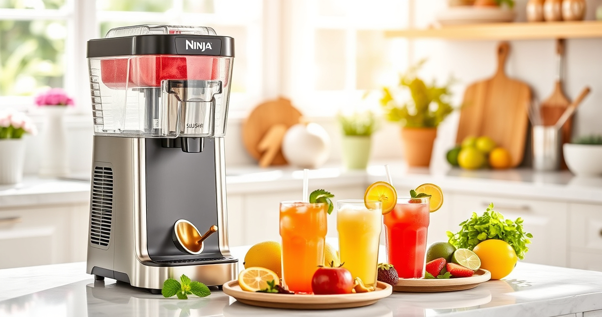 Make Perfect Summer Slushies with Ninja SLUSHi Frozen Drink Machine