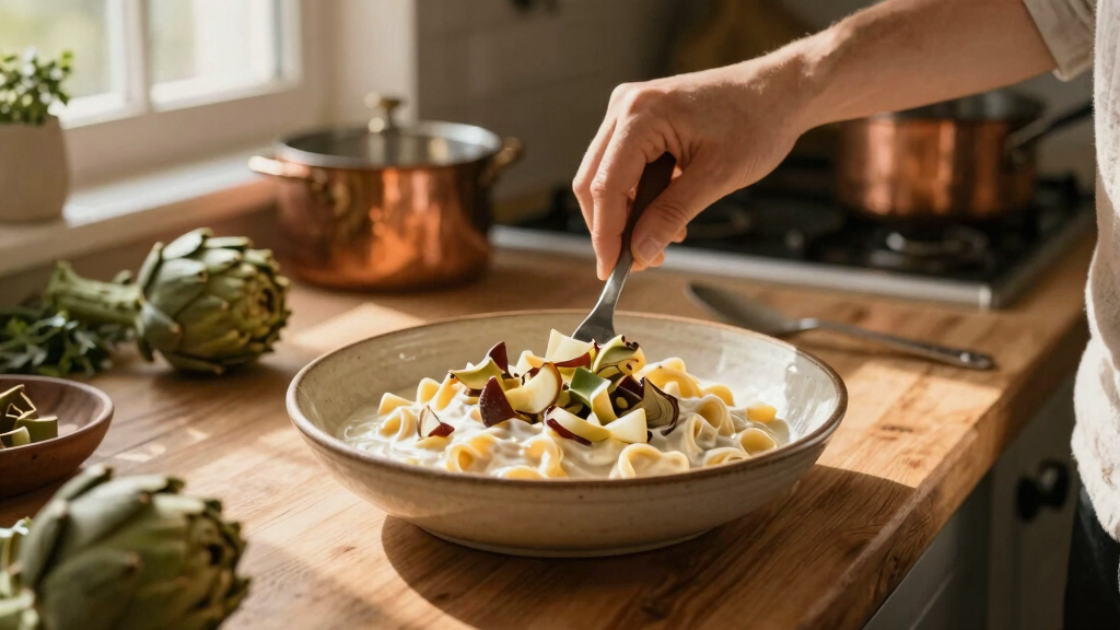Creamy Artichoke Pasta
