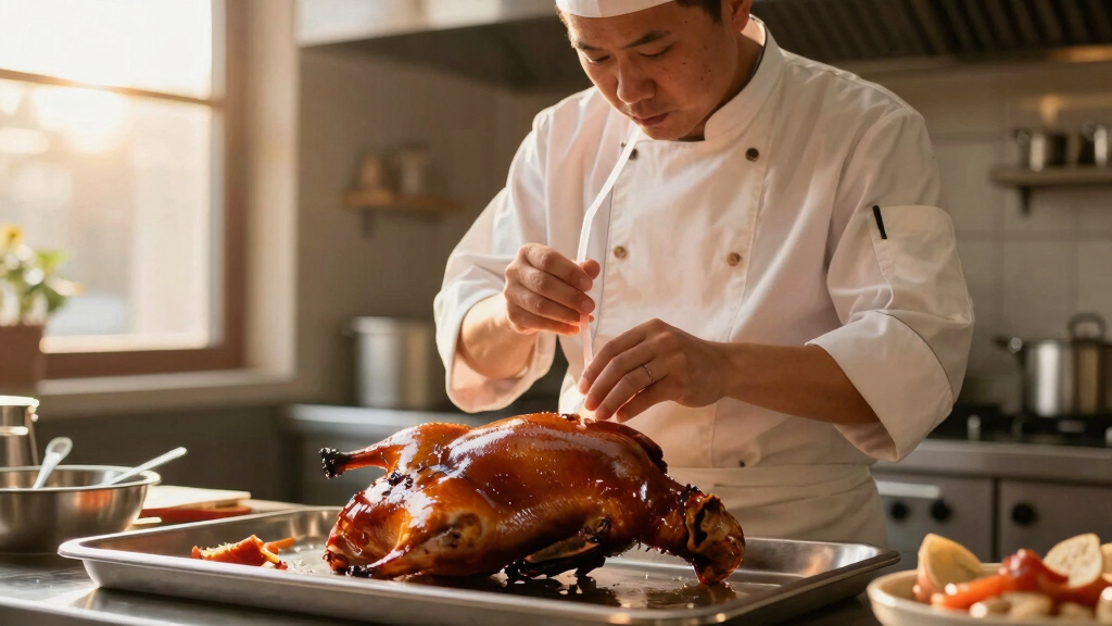 Why Chefs Inflate Peking Ducks