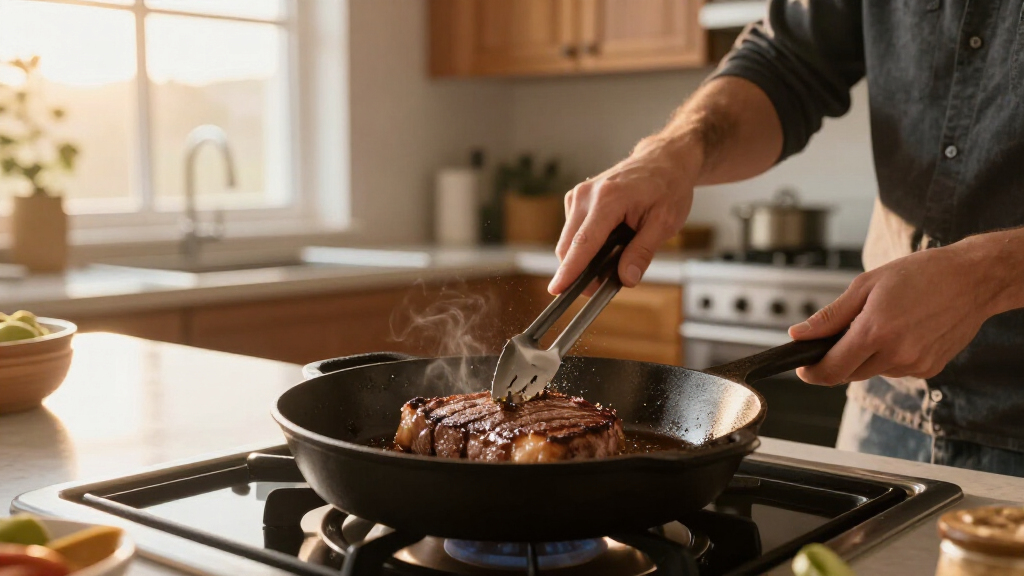 Almost No Skill Required To Cook A Steak