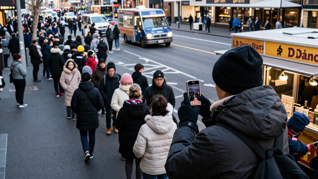 Hundreds Brave Freezing Temperatures In Massive 500M Queue For Viral Sydney Dairy Craze - News.com.au