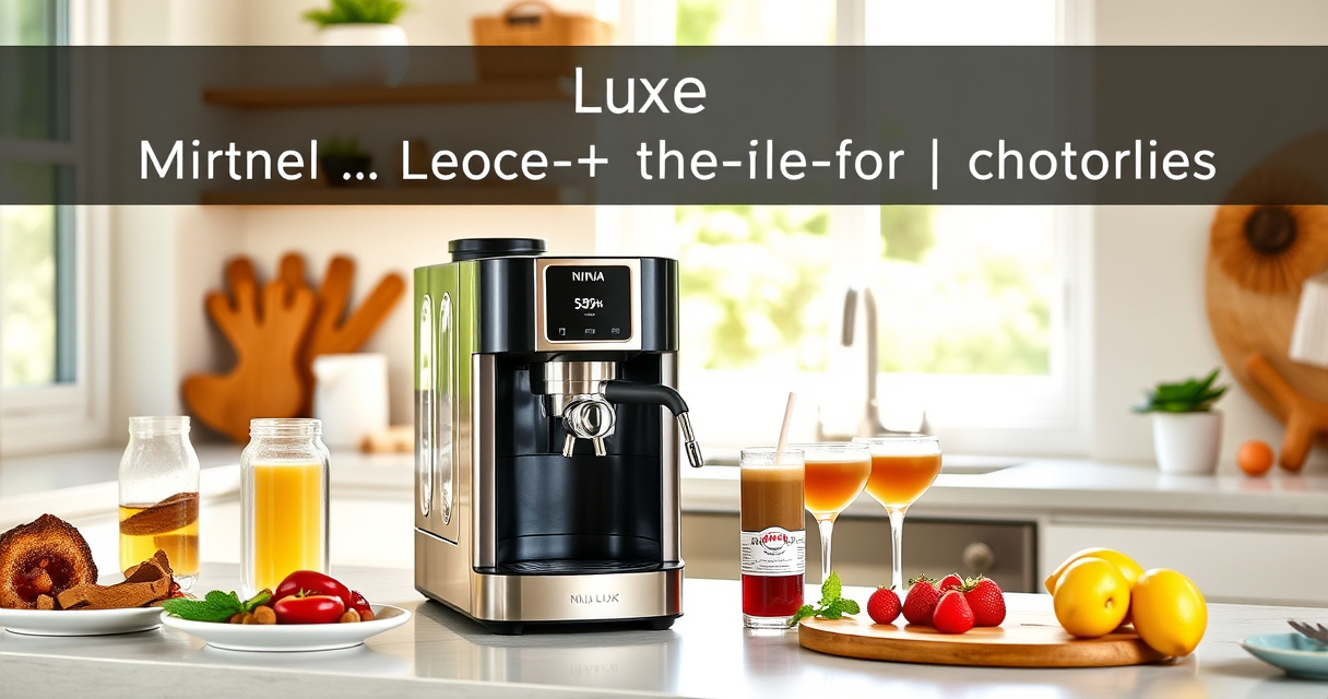 Ninja Luxe Café Premier 3-in-1 Espresso Machine: Summer Coffee at Its Best