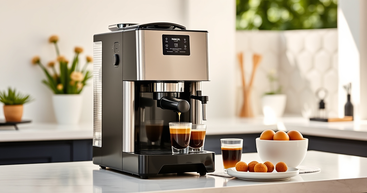 Ninja Luxe™ Café Pro: The Stylish Summer Espresso Machine