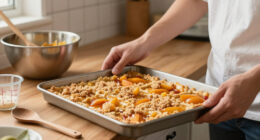 Peach Crumb Bars