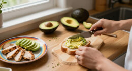 Tortino Di Pollo E Maionese Con Avocado