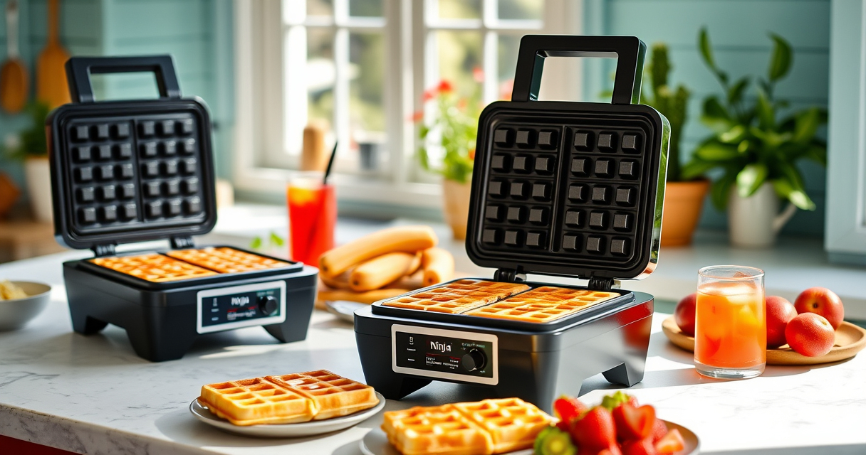 Host Effortless Pool Parties with the Ninja Belgian Waffle Maker Pro