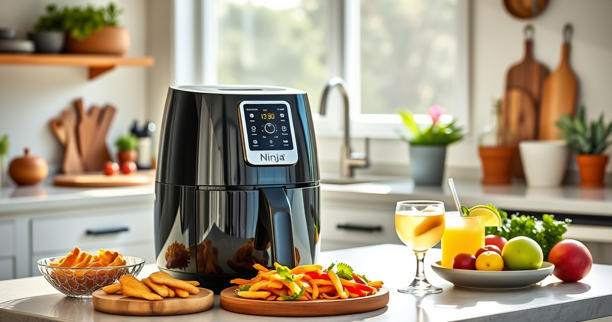 Host Effortlessly This Summer with Ninja Crispi Pro 6-in-1 Glass Air Fryer