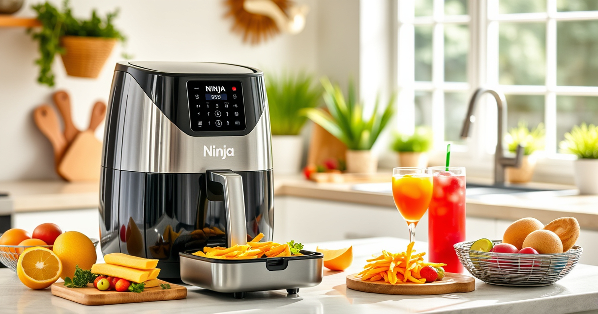 Host Effortlessly with the Ninja Air Fryer 4 Qt for Summer Pool Parties