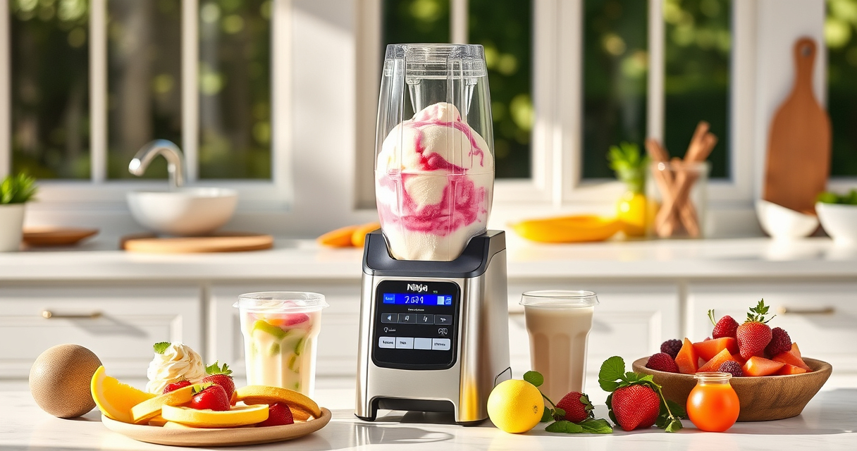Make Summer Pool Parties Effortless with the Ninja NC701 CREAMi Swirl