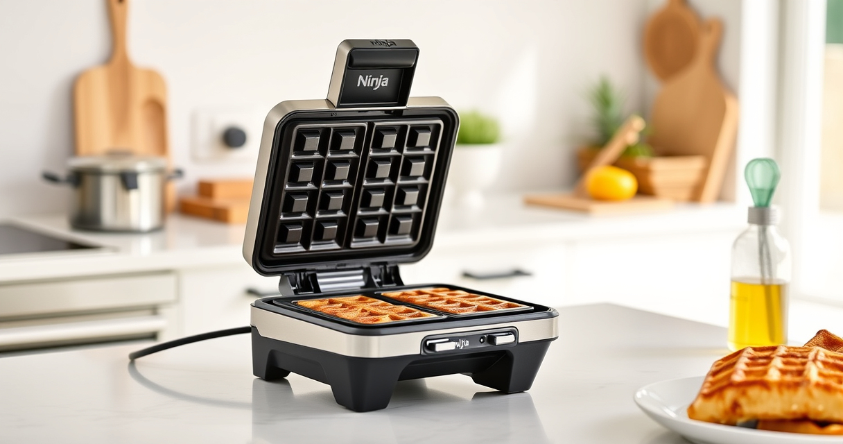 Ninja Belgian Waffle Maker Pro: Perfect Fluffy Waffles This Summer