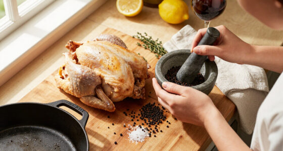 This Whole Roast Chicken Au Poivre Is Dinner Party Gold