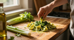 Trofie Al Pesto Di Sedano