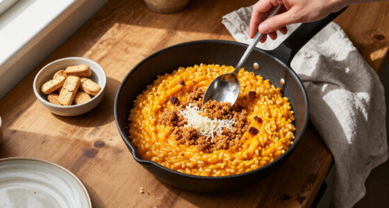 Pumpkin Risotto With Amaretti Crumble: Sweet Meets Savory, Lombardy Style